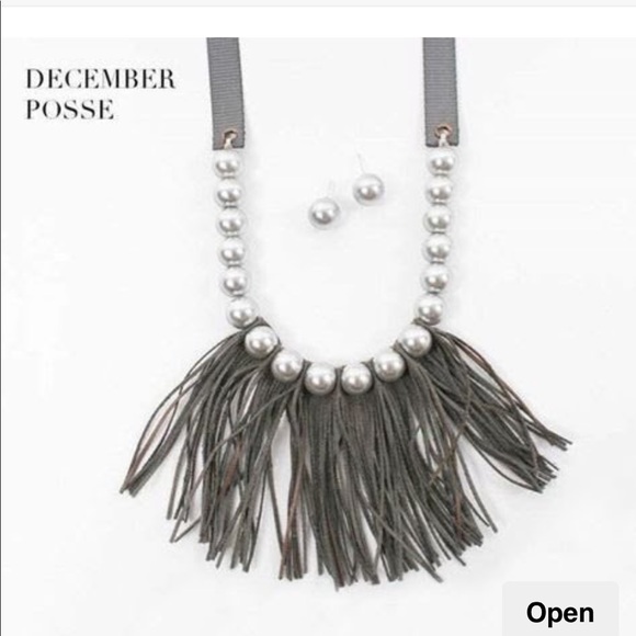 NEW Plunder December Posse-Gray Tassels - Picture 1 of 3